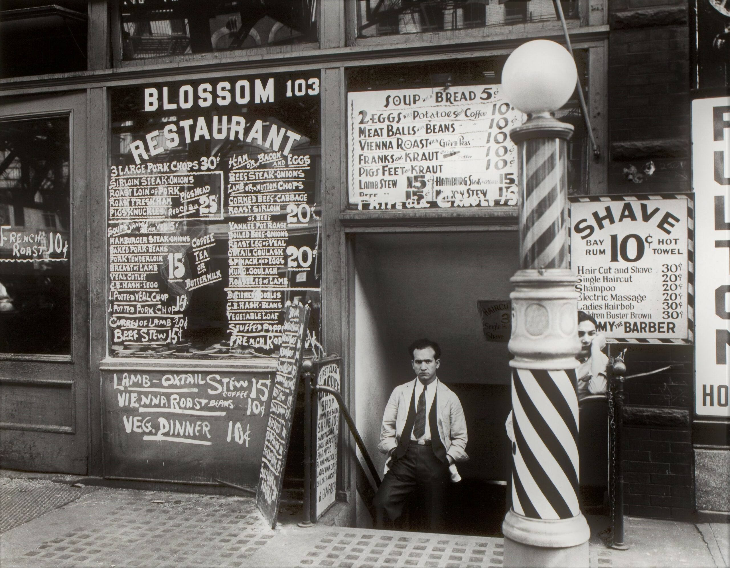 ABBOTT Berenice, <em>Blossom Restaurant, 103 Bowery, Manhattan</em>, 1935
