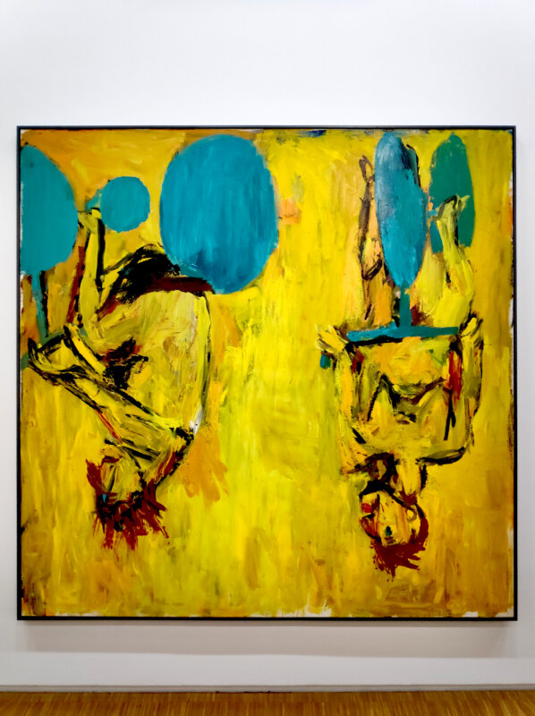 BASELITZ Georg, Die Mädchen von Olmo II [Les Demoiselles d’Olmo II], 1981, huile sur toile