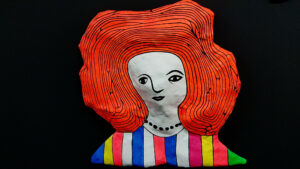 SAINT PHALLE (de) Niki, Tête de femme (Last Night I Had a Dream)