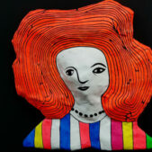 SAINT PHALLE (de) Niki, Tête de femme (Last Night I Had a Dream)