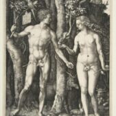 DURER Albrecht, Adam et Eve, 1504, gravure, 26,5 x 20,9 cm