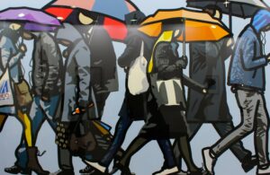 OPIE Julian, Walking in the Rain London