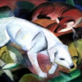MARC Franz, Drei Tiere (Hund, Fuchs und Katze), 1912