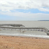 HUANG Yong Ping, <em>Serpent d’océan</em>, aluminium, 2012