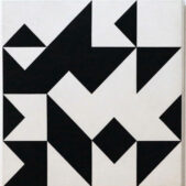 MORELLET François, Répartition aléatoire de triangles suivant les chiffres pairs et impairs d’un annuaire téléphonique, 1958
