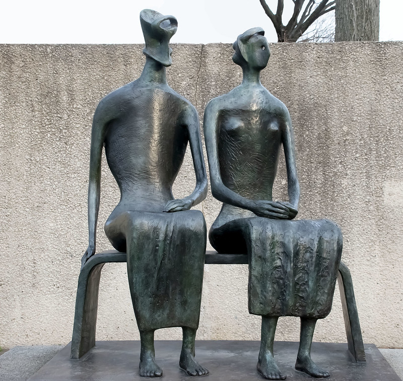 MOORE Henry, King and Queen, 1952-53