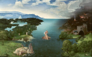 PATINIR Joachim, Charon traversant le Styx, 1520-1524
