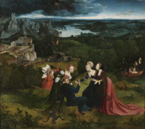 PATINIR Joachim, MASSYS Quentin, Tentation de saint Antoine, 1520-1524
