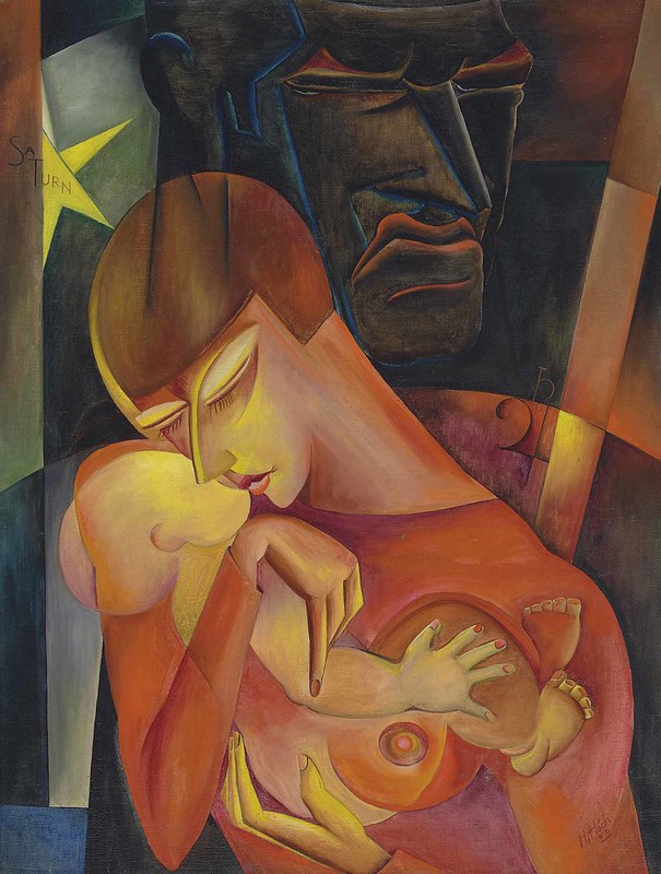 HOCH Hannah, Frau und Saturn, 1922