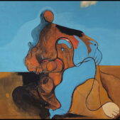 ERNST Max , Le baiser, 1927