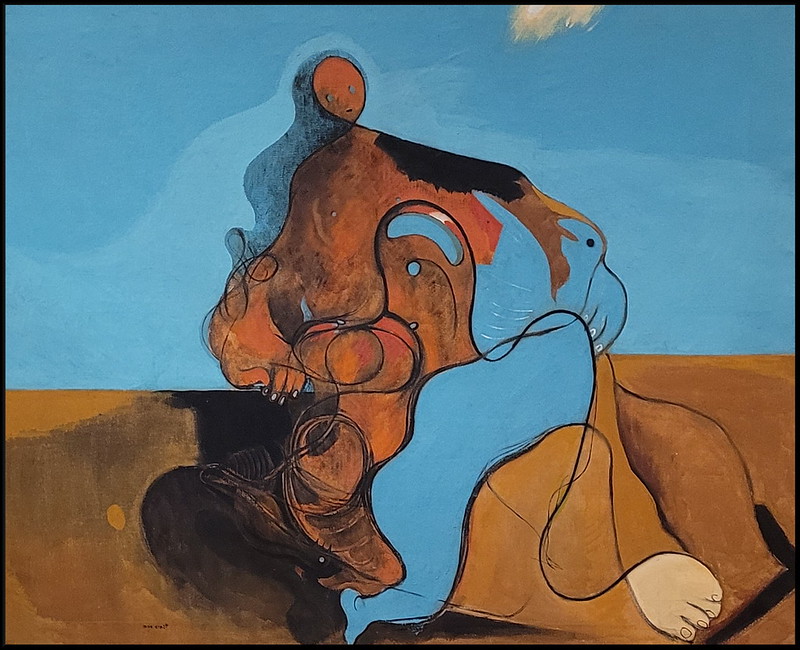 ERNST Max , Le baiser, 1927
