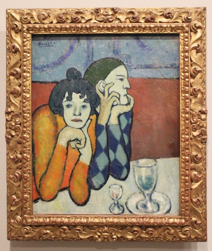 PICASSO Pablo, Arlequin et son compagnon (Les deux saltimbanques), 1901