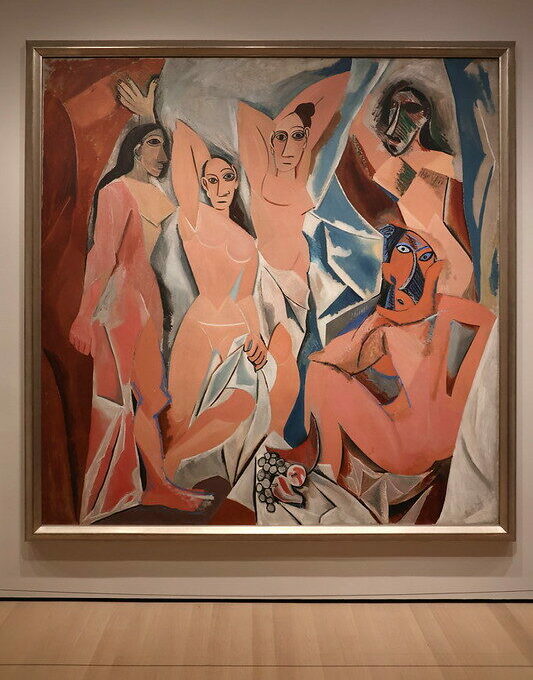 PICASSO Pablo, Les Demoiselles d'Avignon,1907