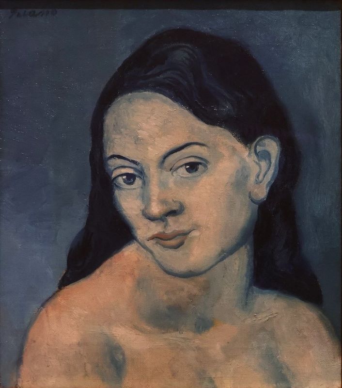 PICASSO Pablo, Tête de femme,1903