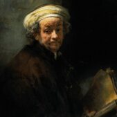 REMBRANDT, Zelfportret als de apostel Paulus, 1661